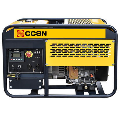 Mua Điện khởi động Máy phát điện di động 6.25KVA Lượng định lượng 130Kg Trọng lượng ròng online manufacture