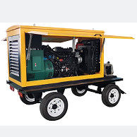 Máy phát điện gắn trên xe kéo với công suất 100KW cho các công việc hạng nặng