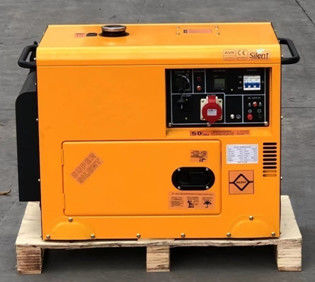 CCSN 6KW/8KVA Máy phát điện diesel di động yên tĩnh gia đình một pha 220V ba pha 380V tiếng ồn thấp đồng tinh khiết ATS co