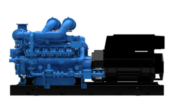Máy phát khí tự nhiên 700KW SP700NGB/S Được thiết lập với động cơ khí hiệu quả cao Máy tắt tiếng công nghiệp có khả năng tắt tiếng
